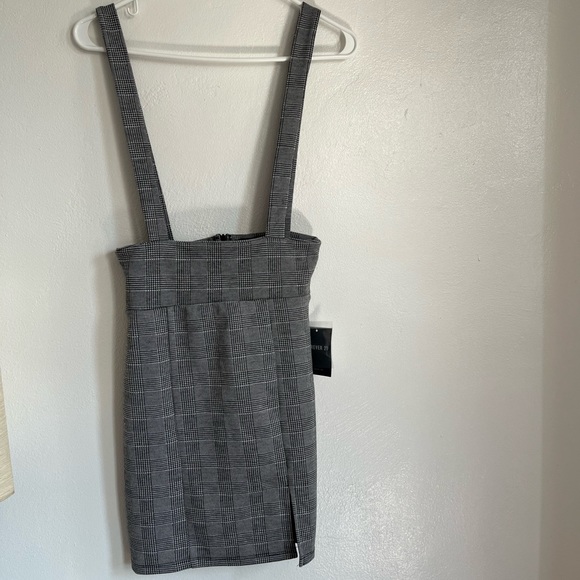 Dresses & Skirts - Forever 21 Plaid Suspender Skirt